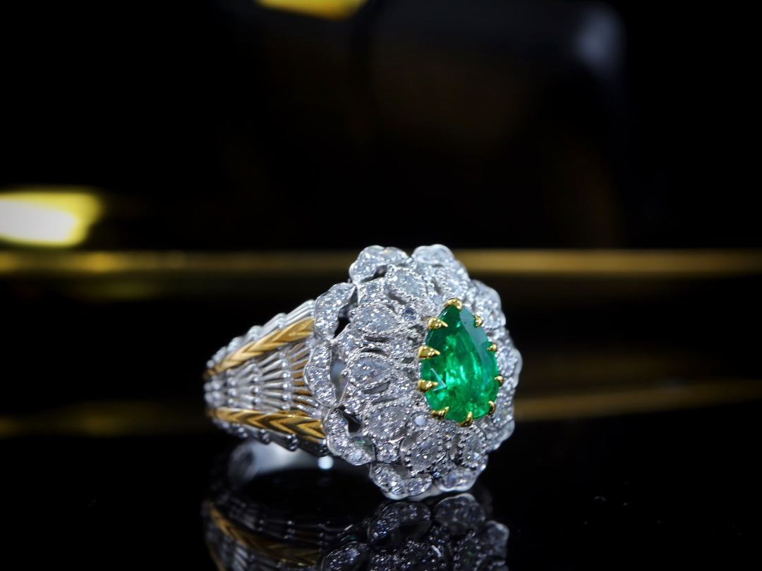 Panjshir Emerald Ring - Premium Jewelry Piece