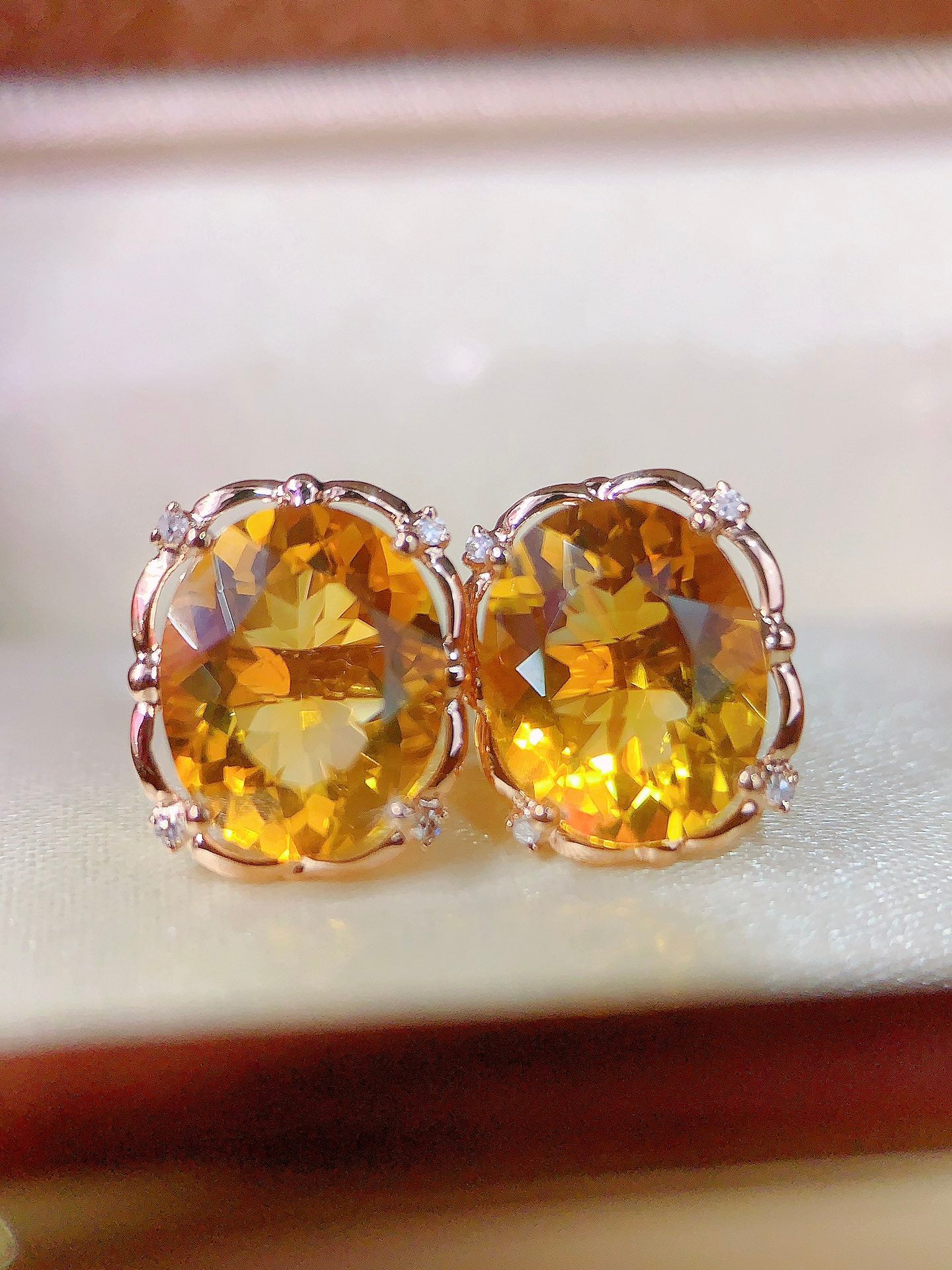 New Arrival: Sunlit Stone, Glow of Prosperity - Citrine Earrings