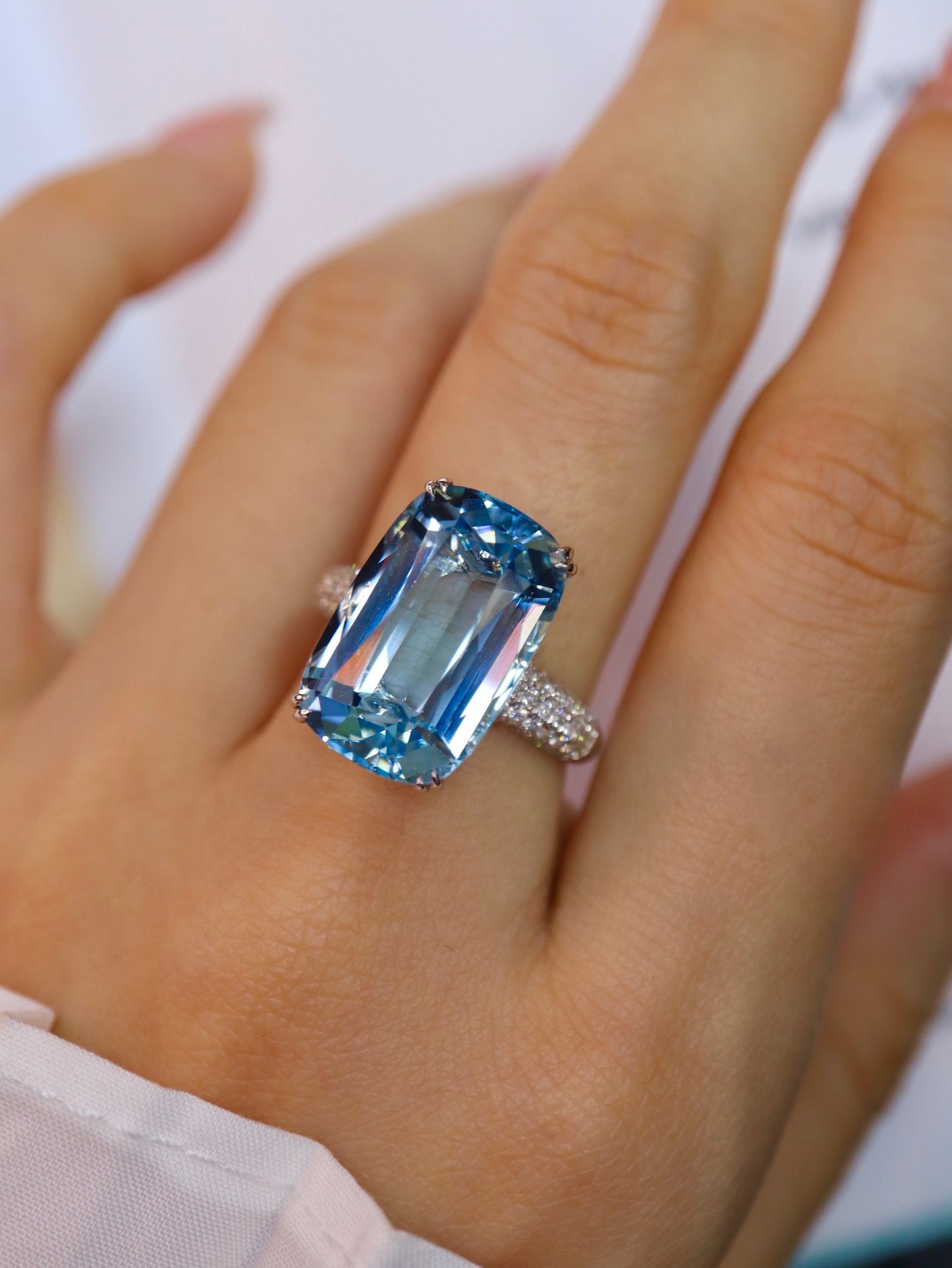 Summer's Must-Have Jewelry: Santa Maria Aquamarine Ring