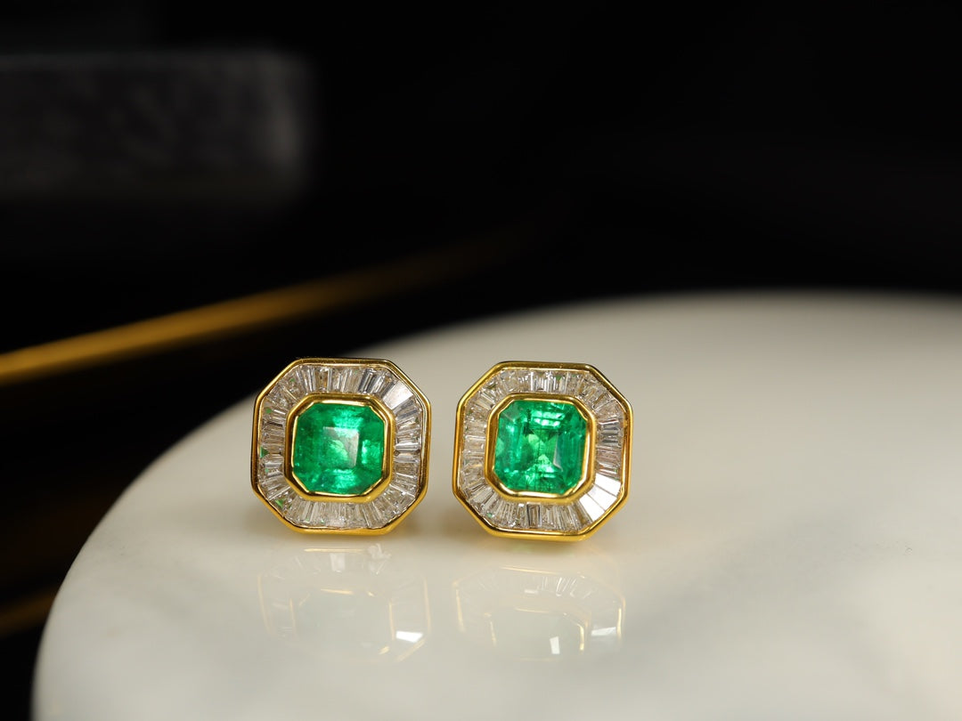 Panjshir Emerald Örhängen - Premium Fashionabla smycken