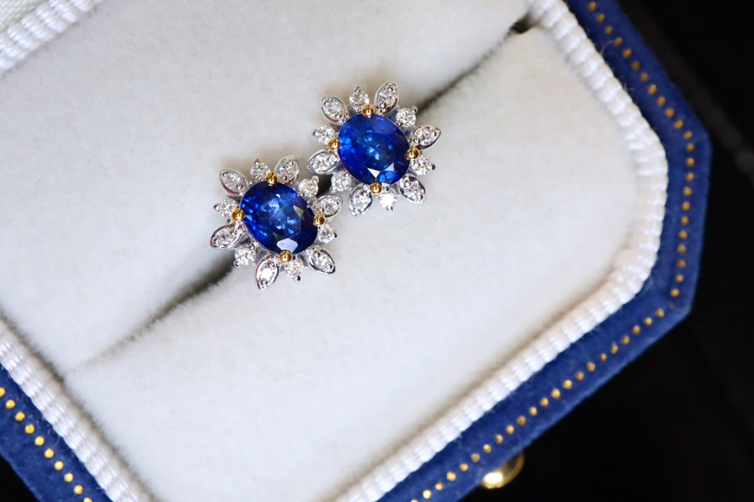 Exquisite Royal Blue Sapphire Earrings - A Jewelry Must-Have