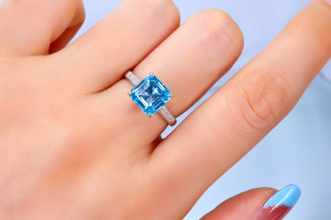 New Arrival: Exquisite Natural Topaz Ring - A Must-Have Jewelry Piece