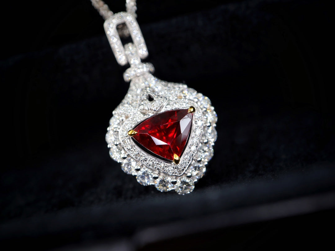 GRS Certified Pigeon Blood Ruby Pendant: A Jewelry Marvel