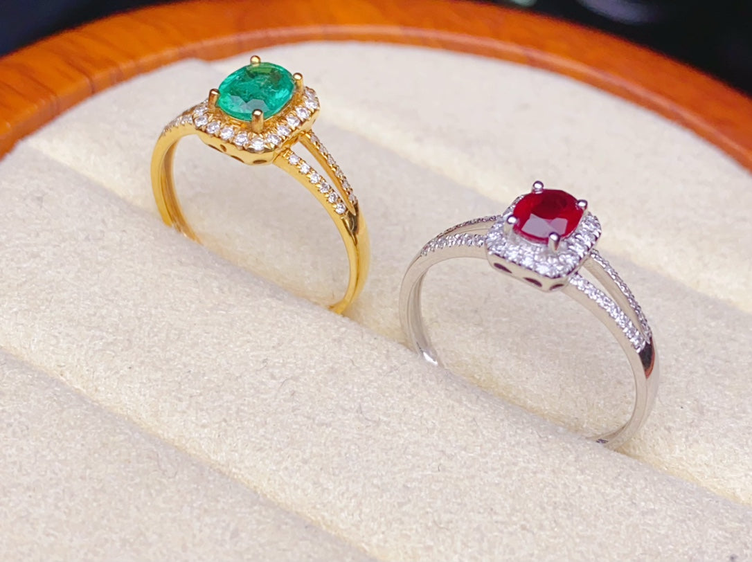 Elegant and Timeless Jewelry: Ruby & Emerald Delights