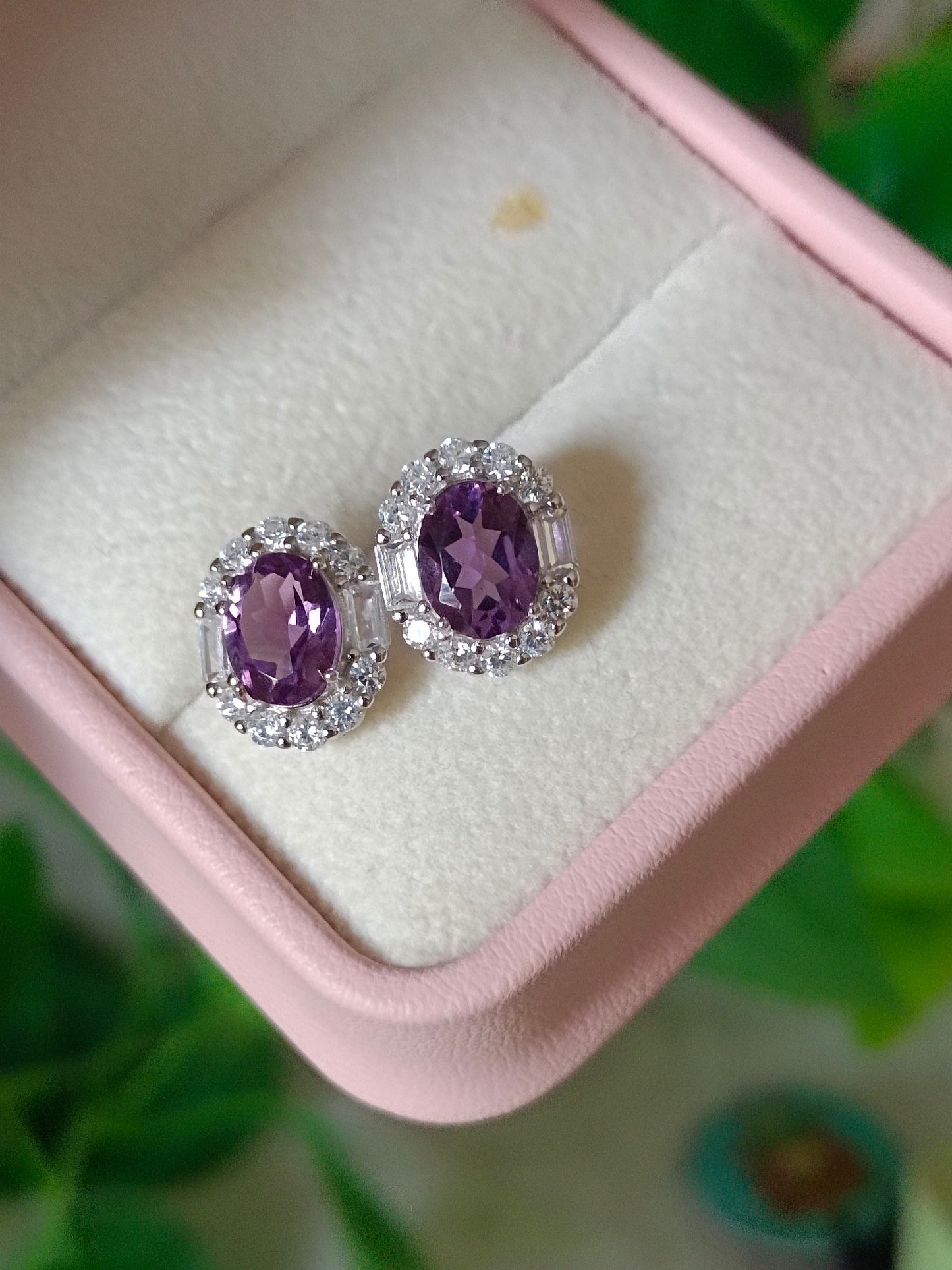 Elegant Natural Purple Amethyst Earrings - Jewelry for Every Occasion