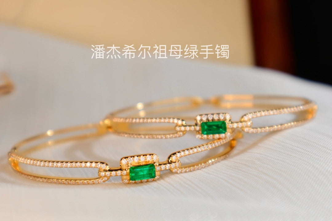 Panjshir Emerald Bracelet - High-Quality Jewelry for a Stylish Statement