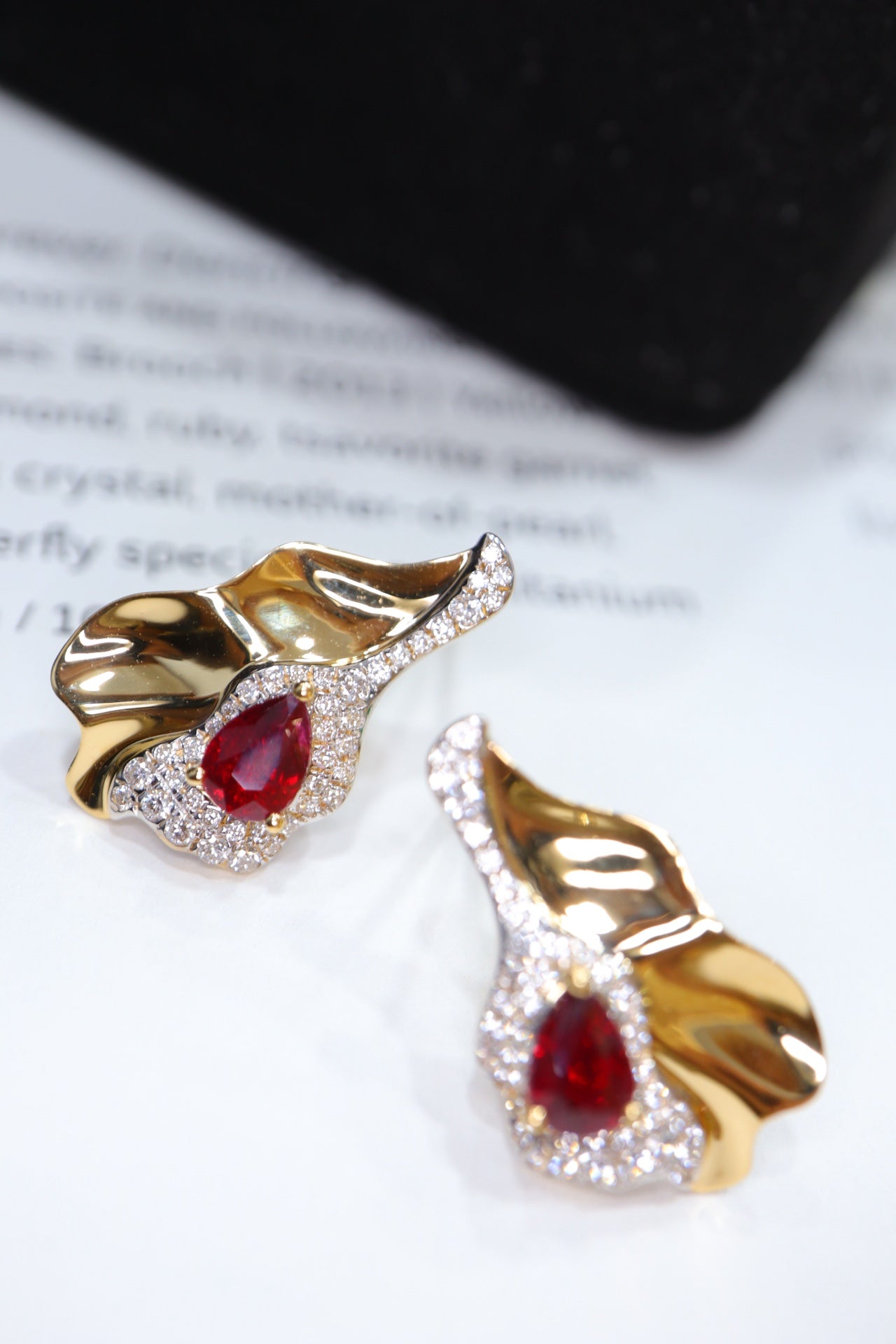 Luxurious and Versatile Pigeon Blood Red Earrings - Premium Jewelry