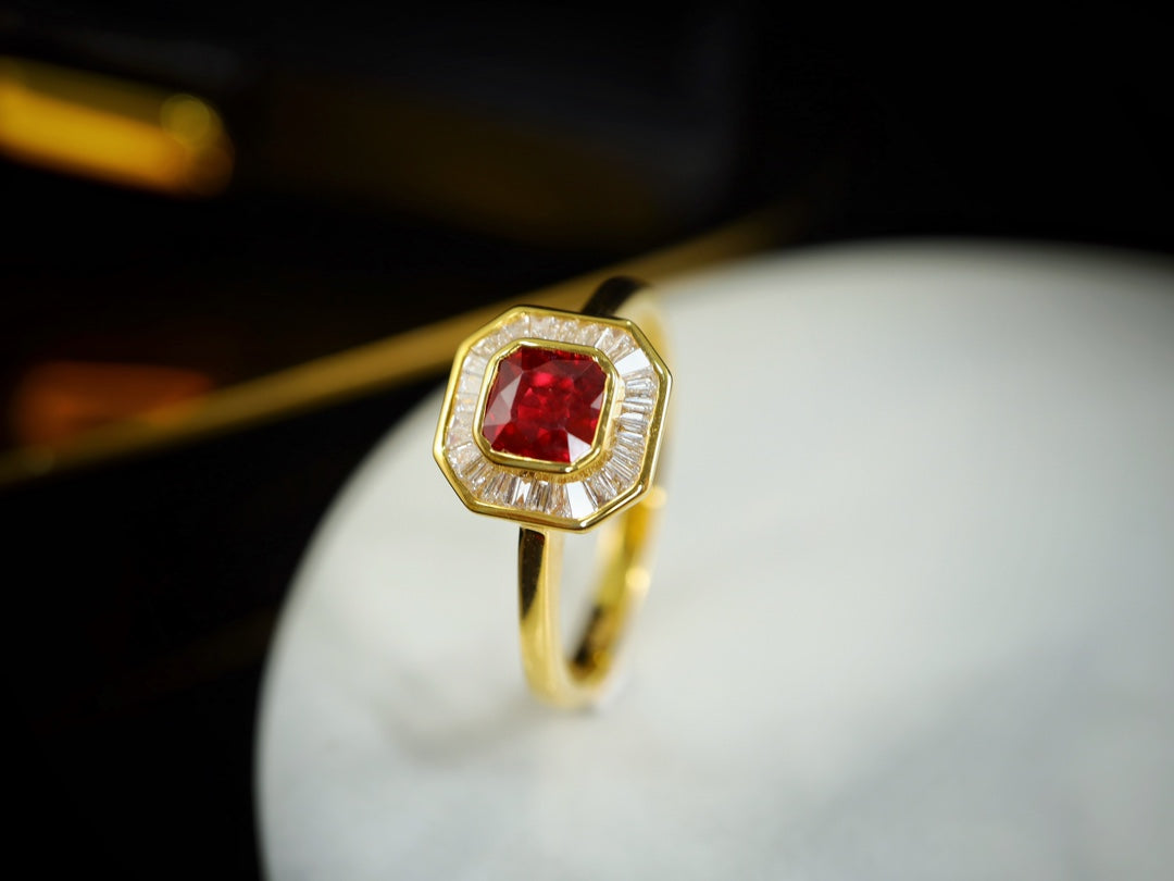 Pigeon's Blood Ruby Ring – huippuluokan muodikkaita koruja