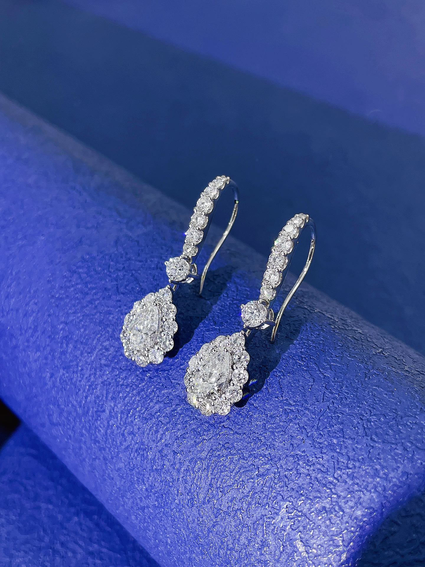 18K Cultured Pearl and Diamond-Encrusted Earrings | Luxury Jewelry