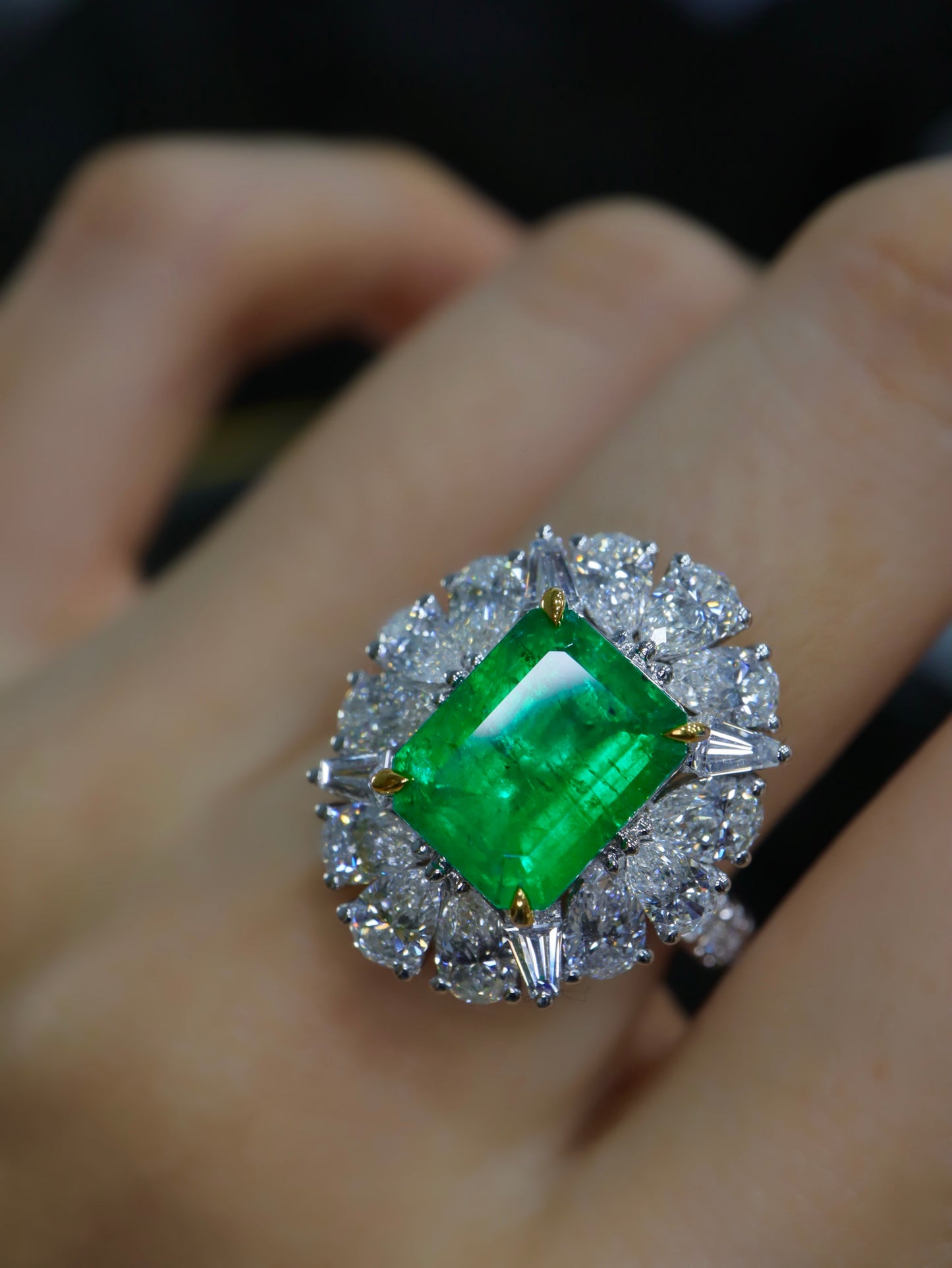 Afghan Panjshir Emerald Ring - Premium Quality Jewelry