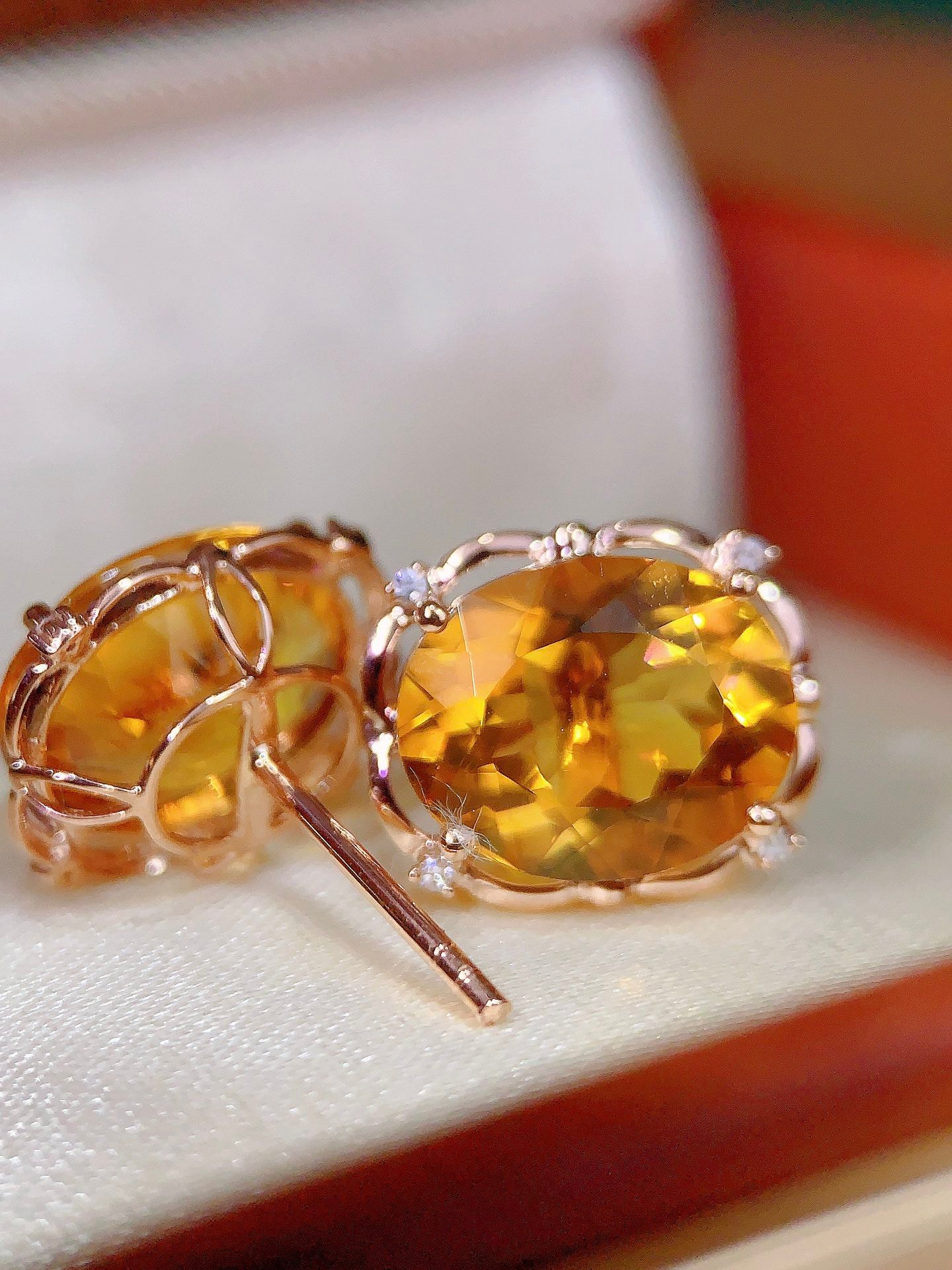 New Arrival: Sunlit Stone, Glow of Prosperity - Citrine Earrings