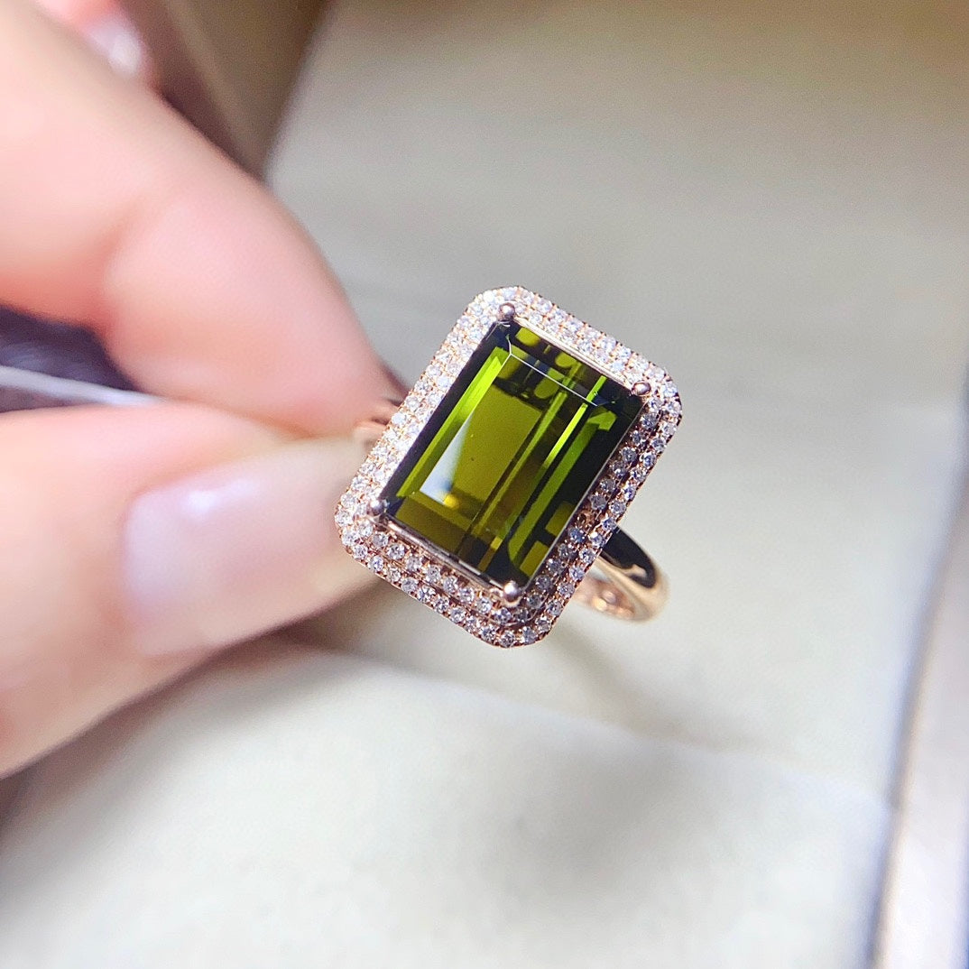 Natural Tourmaline Ring - Exquisite Jewelry Piece