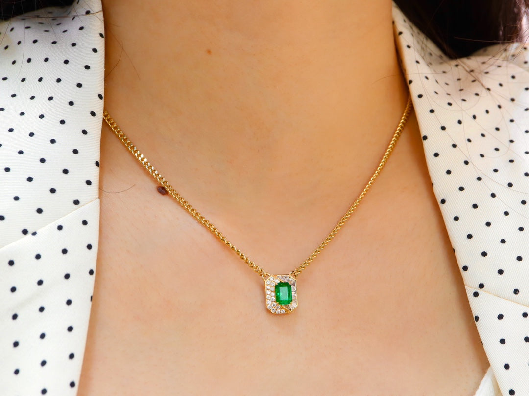 Emerald Cuban Necklace - High-End Jewelry Piece