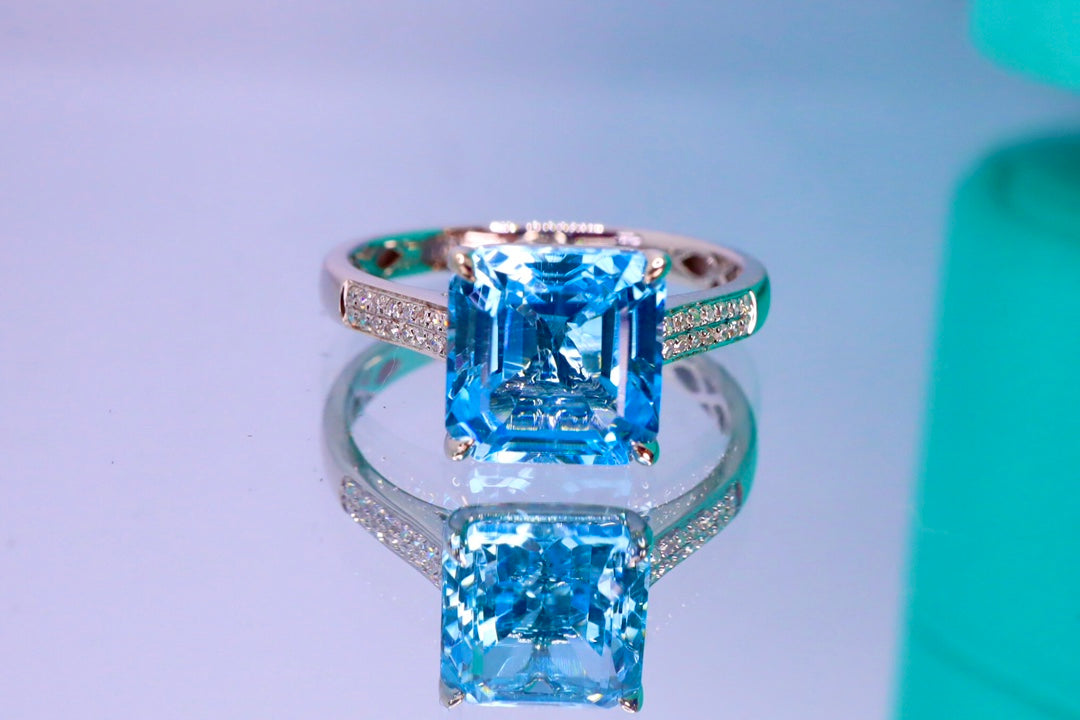 New Arrival: Exquisite Natural Topaz Ring - A Must-Have Jewelry Piece