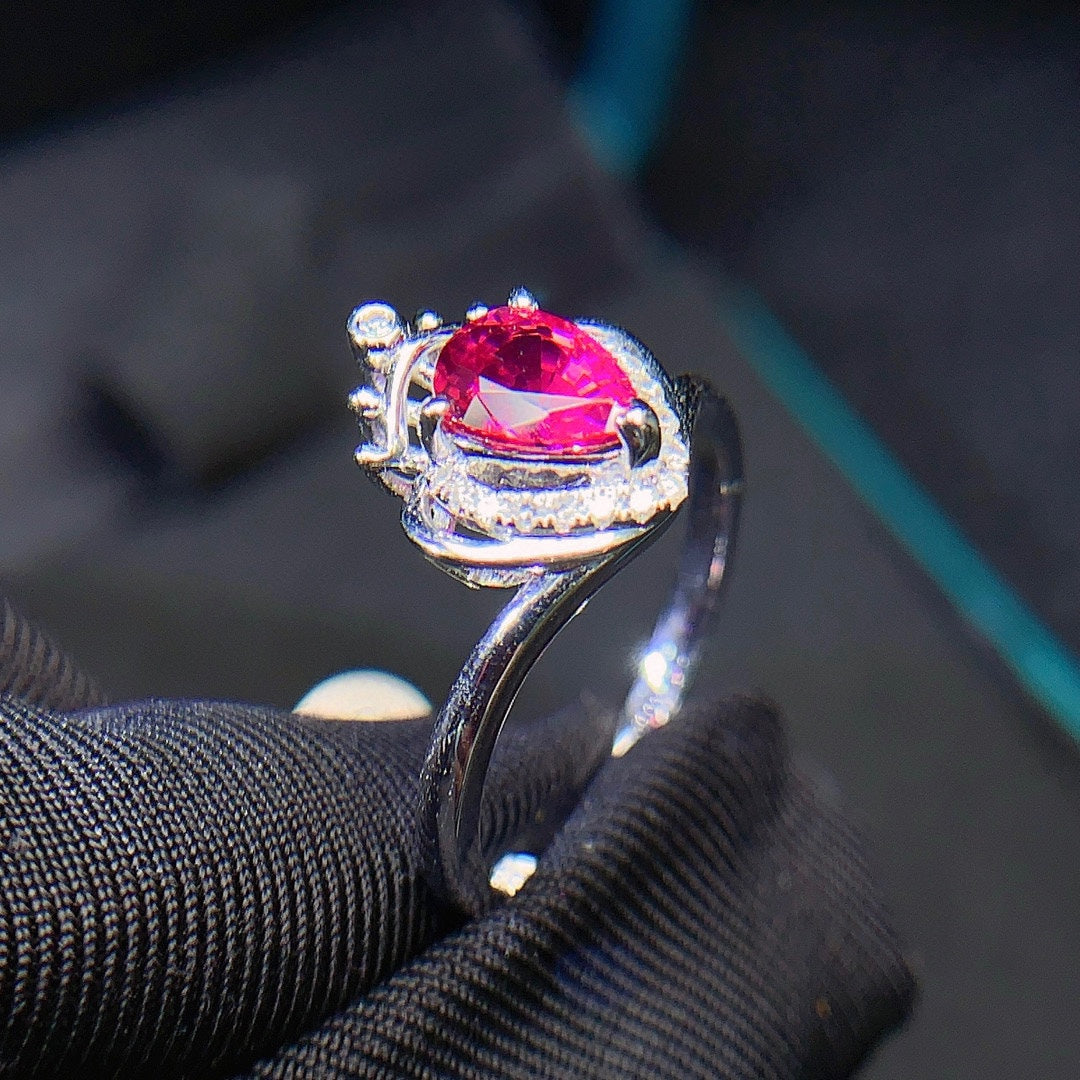 Exquisite Natural Tourmaline Ring - High-End Jewelry