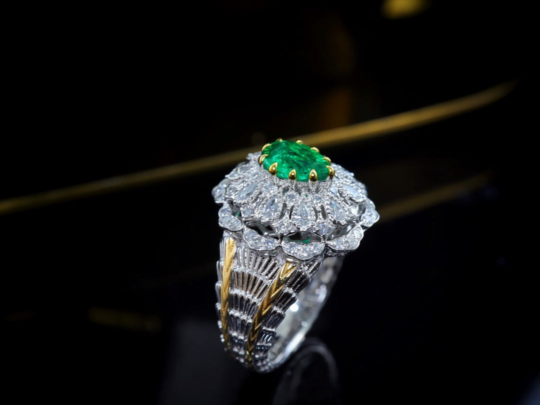 Panjshir Emerald Ring - Premium Jewelry Piece