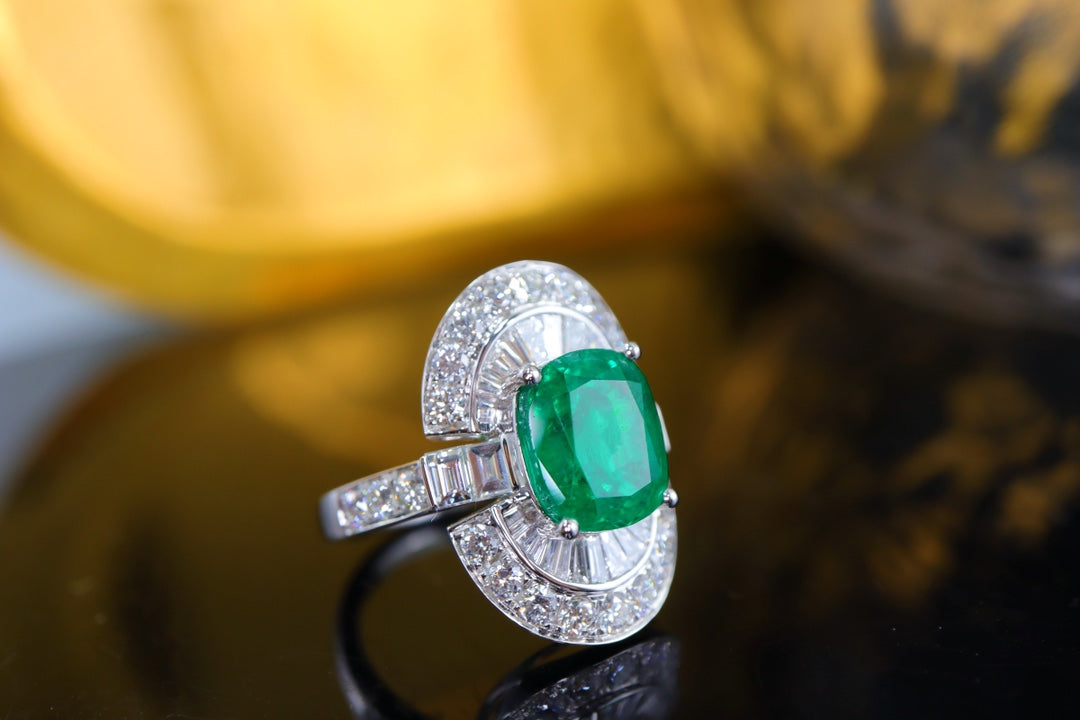 Emerald Ring Sieraden - Hoogwaardig ontwerp met uitzonderlijk vakmanschap