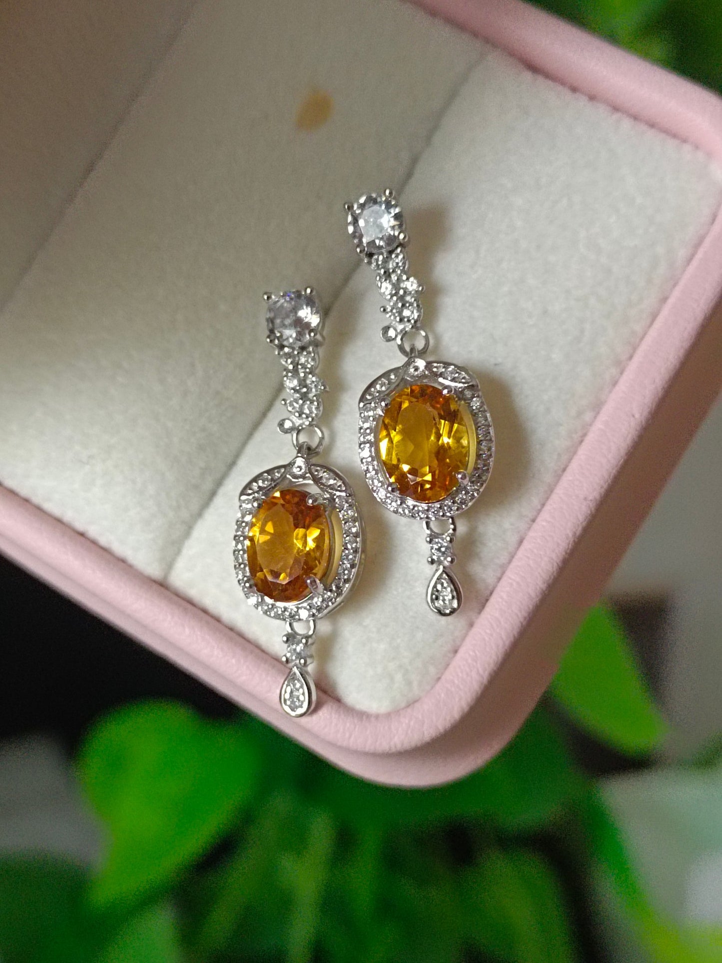 Natural Yellow Citrine Earrings - Elegant Jewelry for Every Occasion