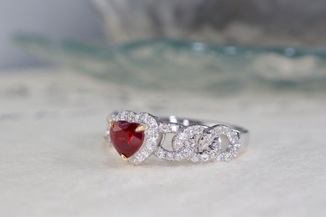 Pigeon's Blood Ruby Ring - High-Quality Jewelry Gemstone