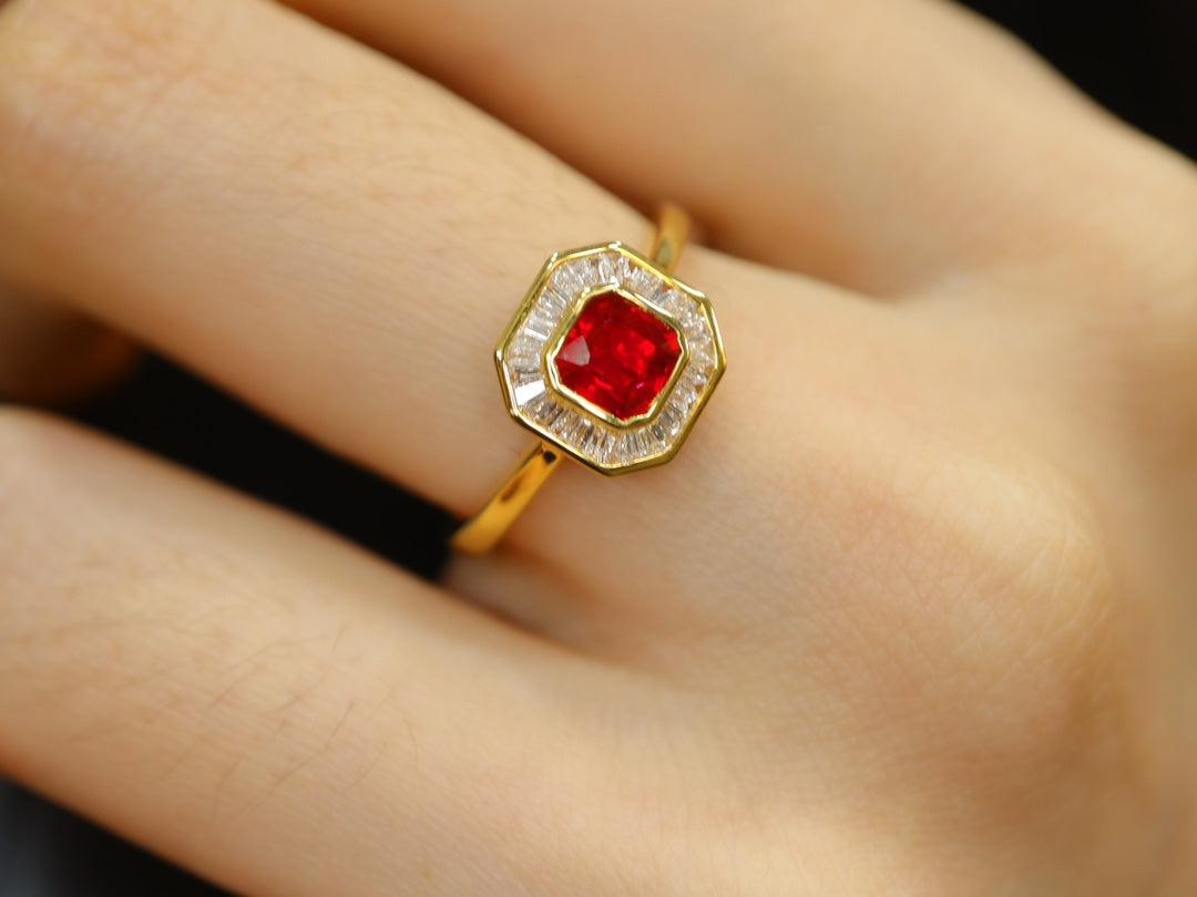 Pigeon's Blood Ruby Ring – huippuluokan muodikkaita koruja