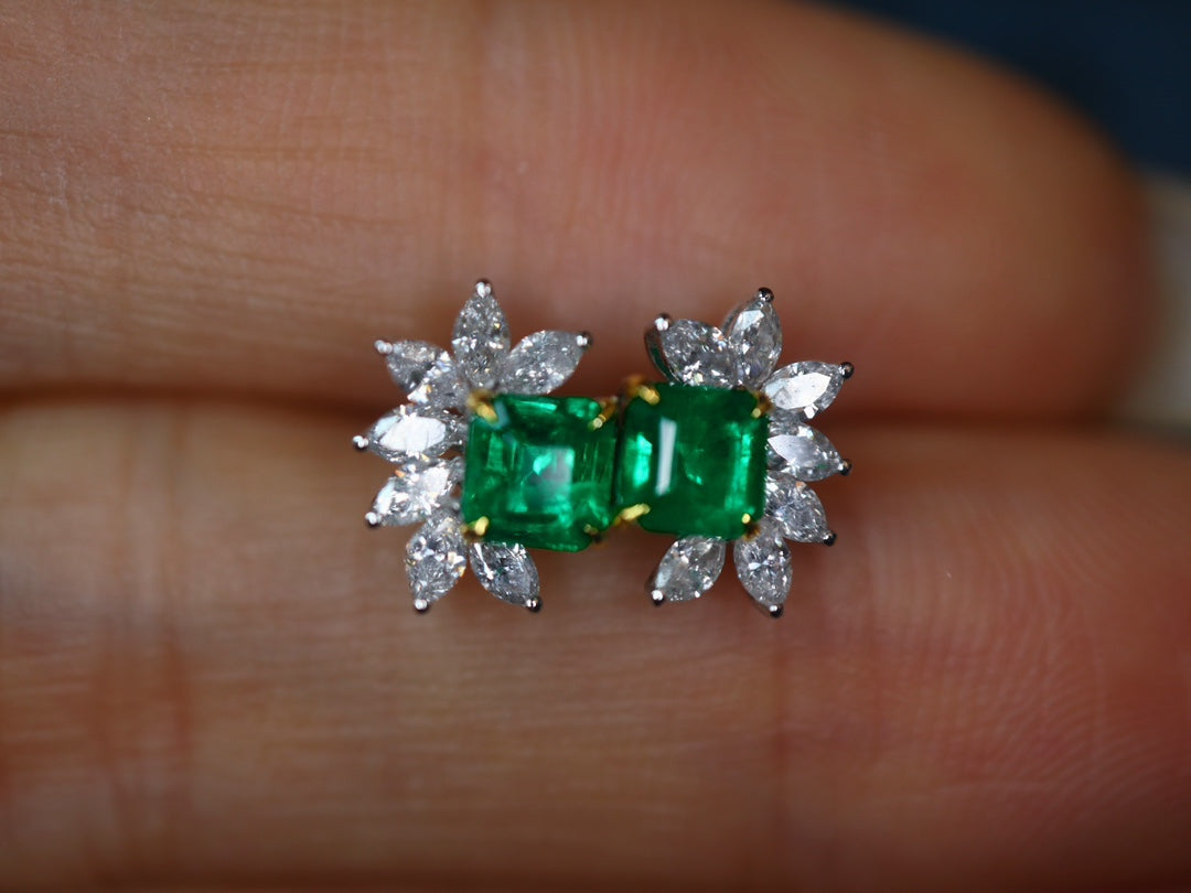 High-Quality Panjshir Emerald Earrings - A Must-Have Jewelry Piece