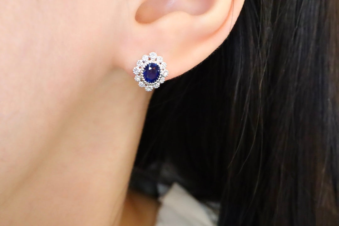 Exquisite Royal Blue Sapphire Earrings - A Must-Have Jewelry