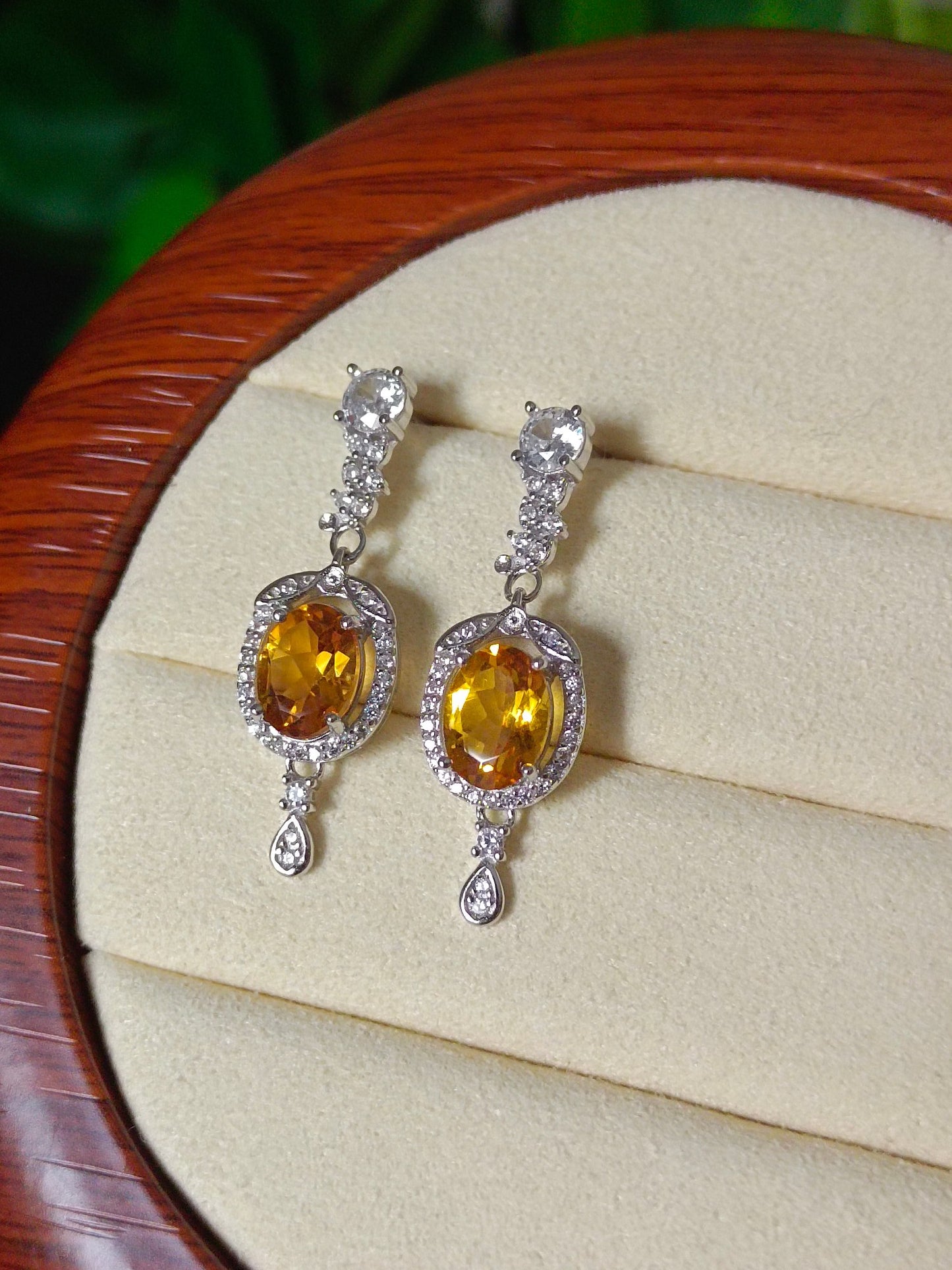 Natural Yellow Citrine Earrings - Elegant Jewelry for Every Occasion