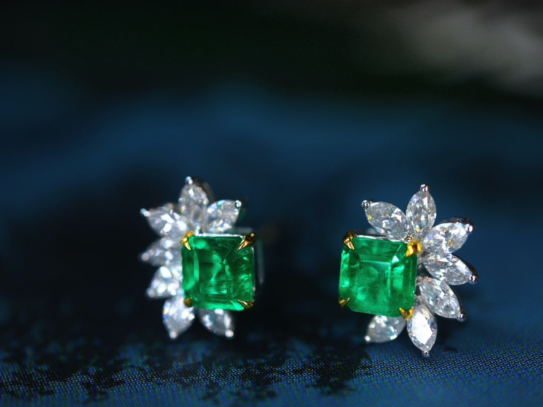 High-Quality Panjshir Emerald Earrings - A Must-Have Jewelry Piece