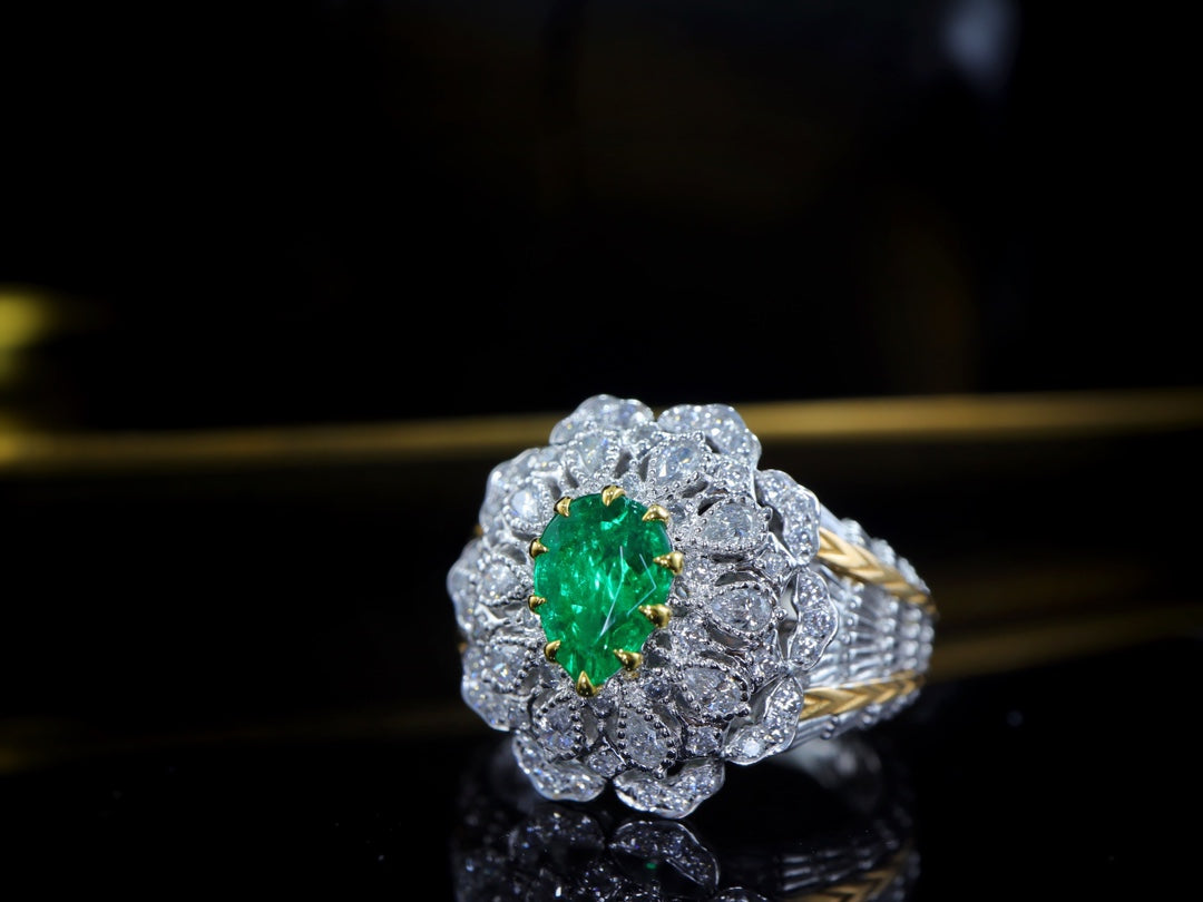 Panjshir Emerald Ring - Premium Jewelry Piece