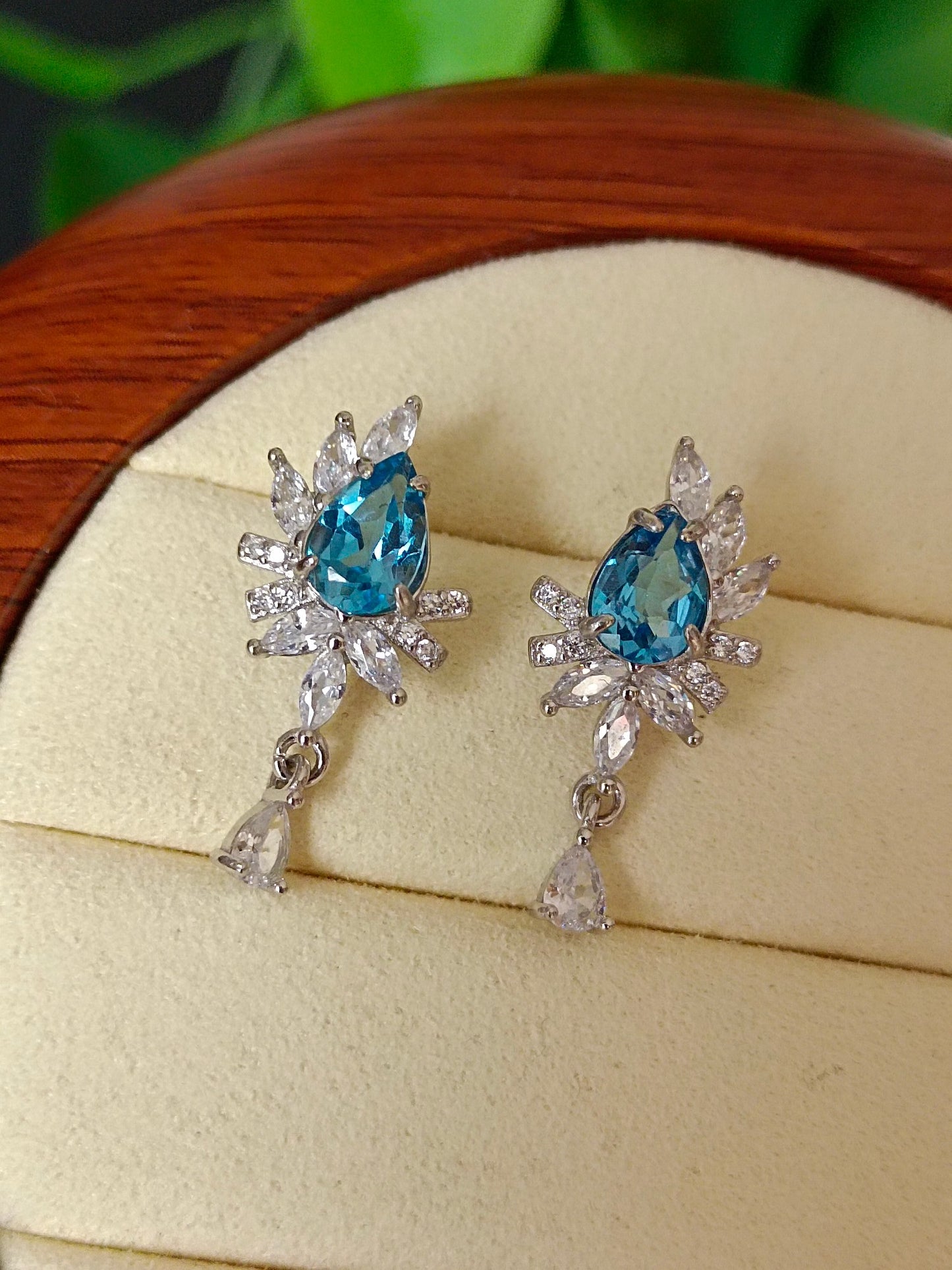 Dazzling London Blue Topaz Earrings - Exquisite Jewelry for Elegant You