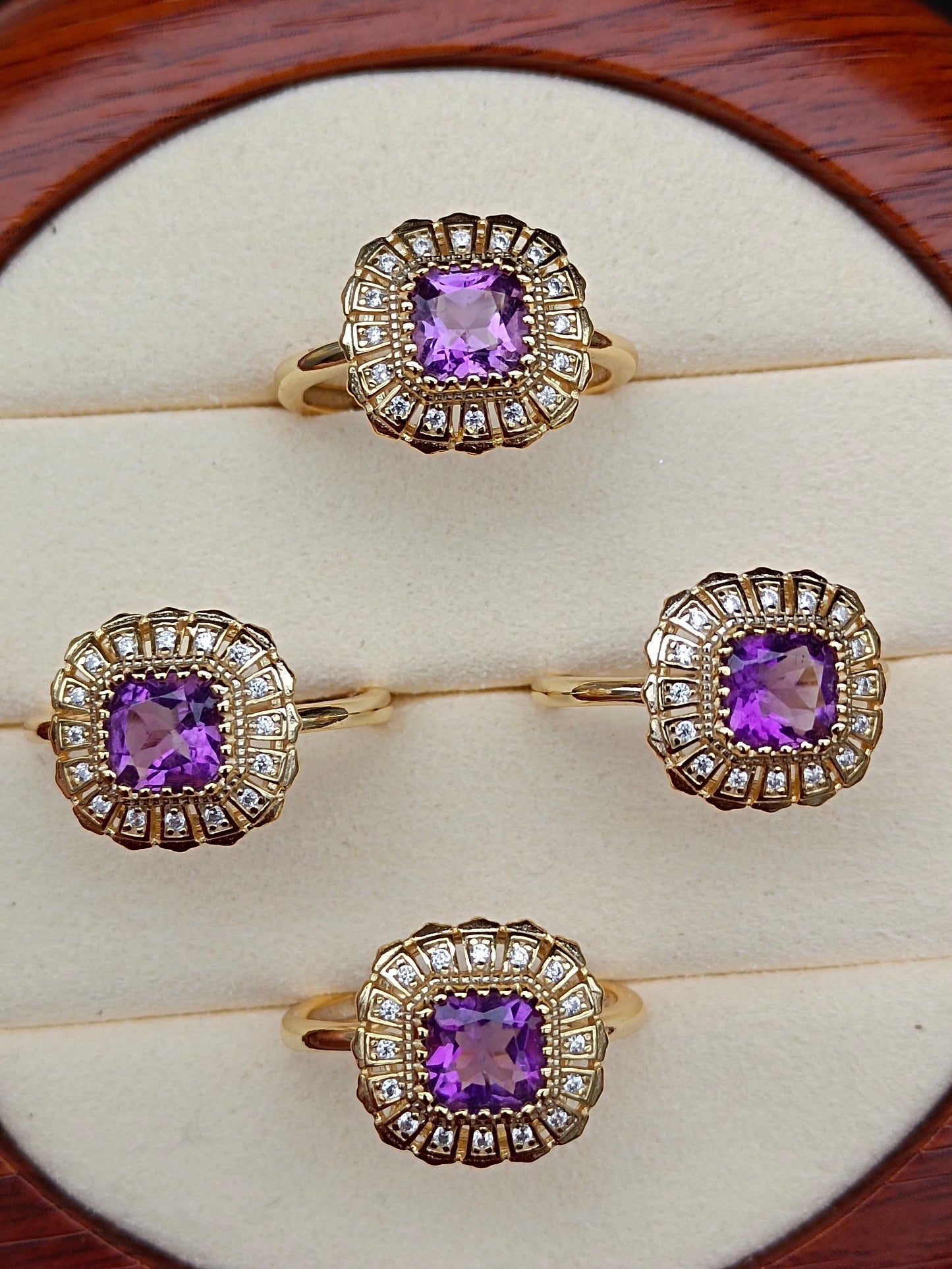 Natural Amethyst Ring - A Royal Affair in Jewelry