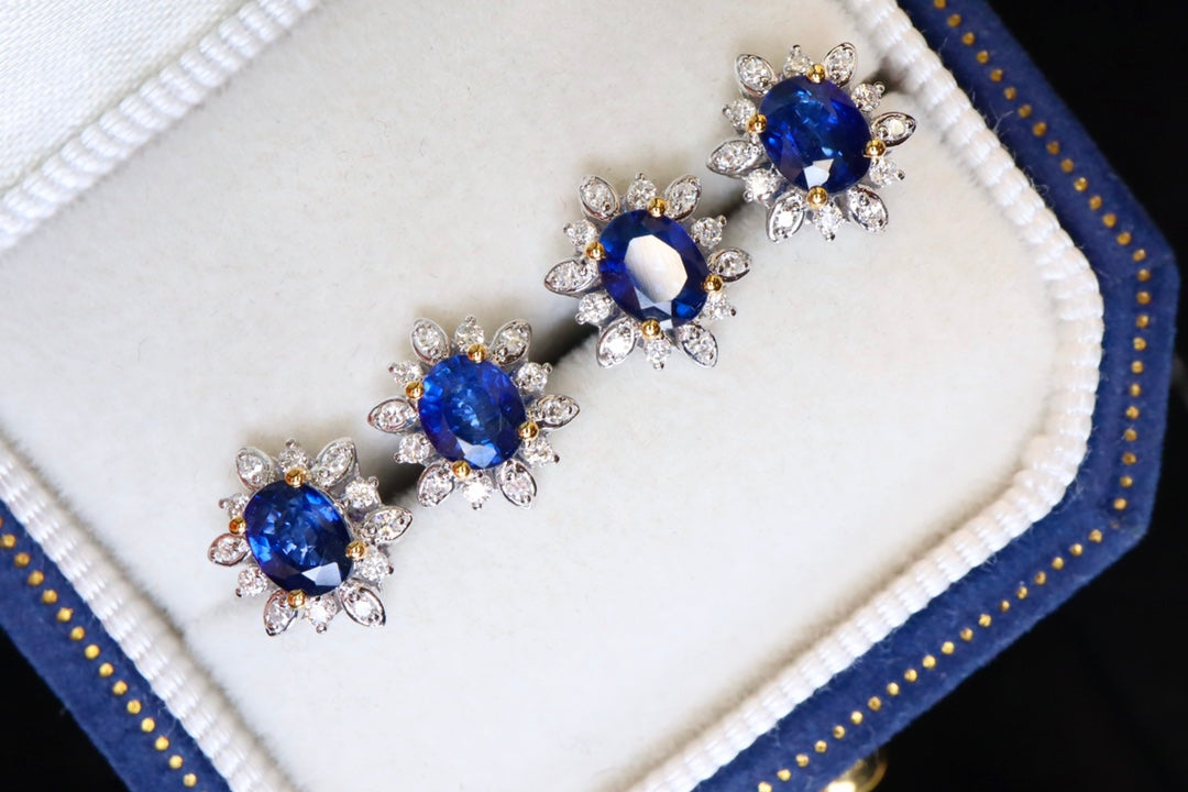 Exquisite Royal Blue Sapphire Earrings - A Jewelry Must-Have