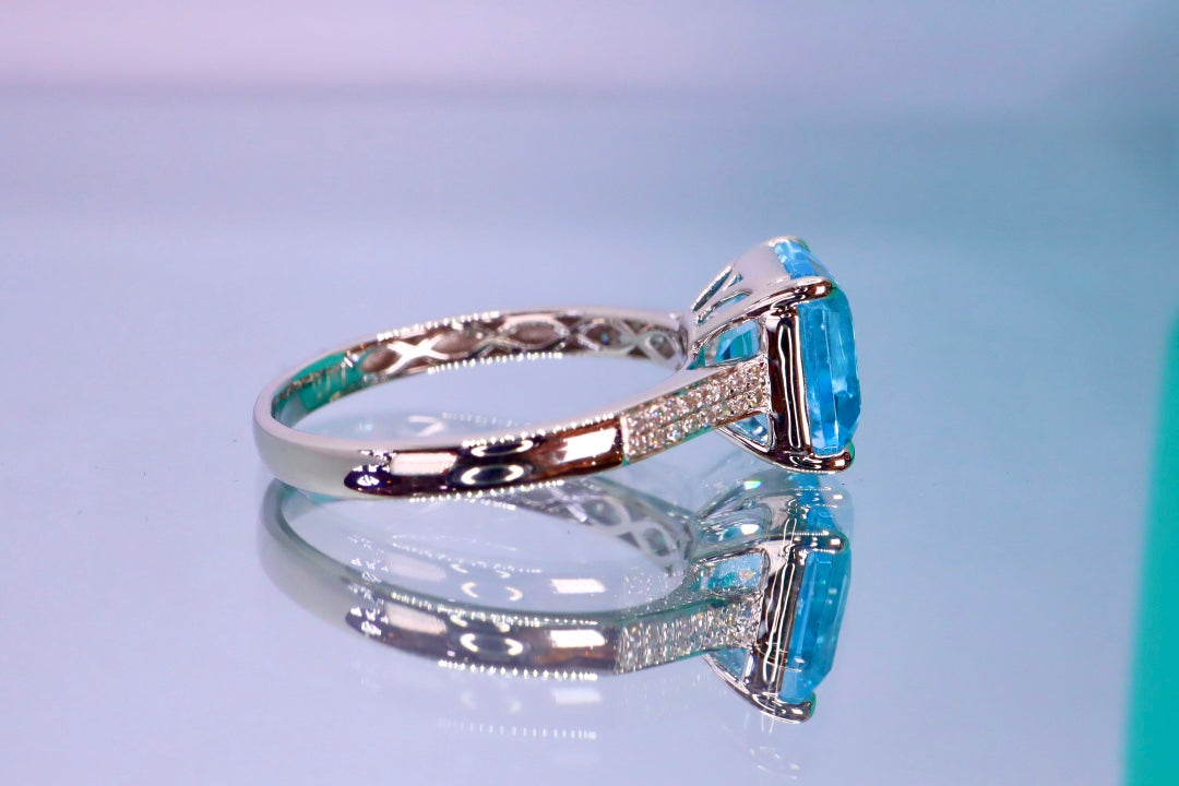 New Arrival: Exquisite Natural Topaz Ring - A Must-Have Jewelry Piece