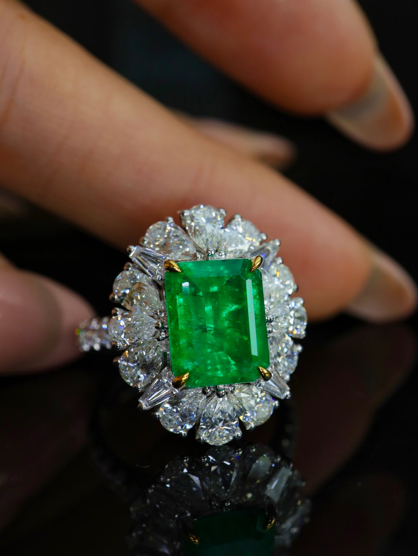 Afghan Panjshir Emerald Ring - Premium Quality Jewelry