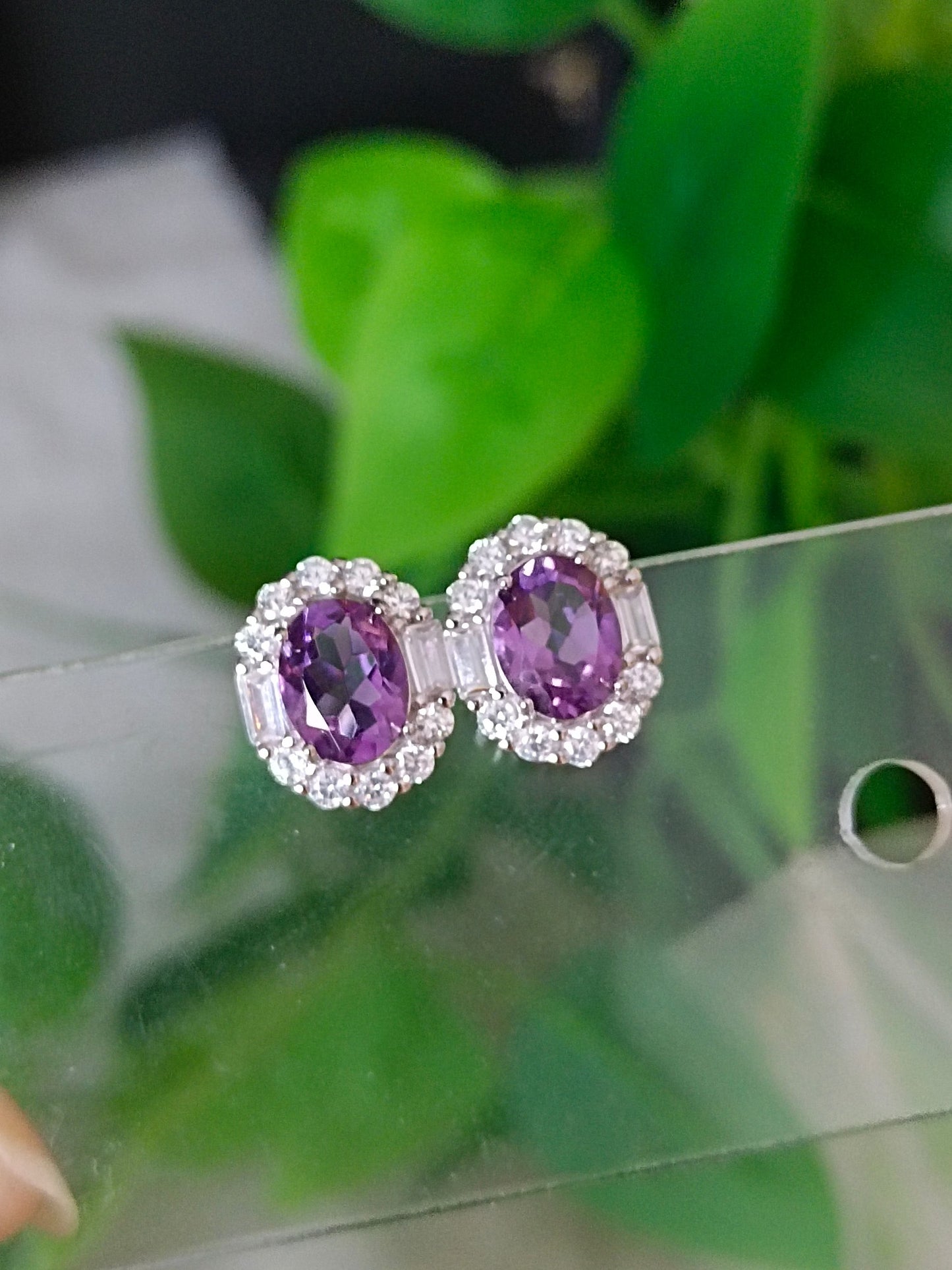 Elegant Natural Purple Amethyst Earrings - Jewelry for Every Occasion