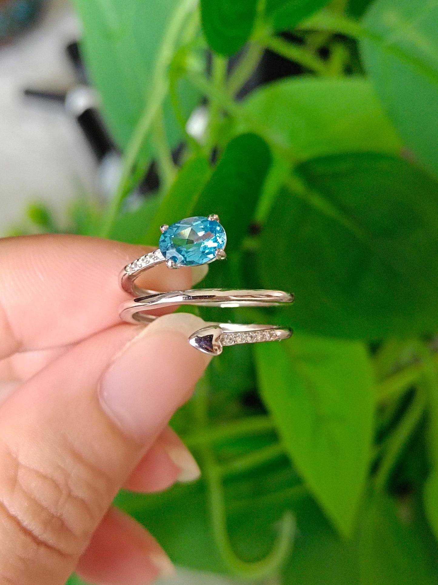 Dazzling Natural Topaz Ring - Unique Jewelry for Elevated Style