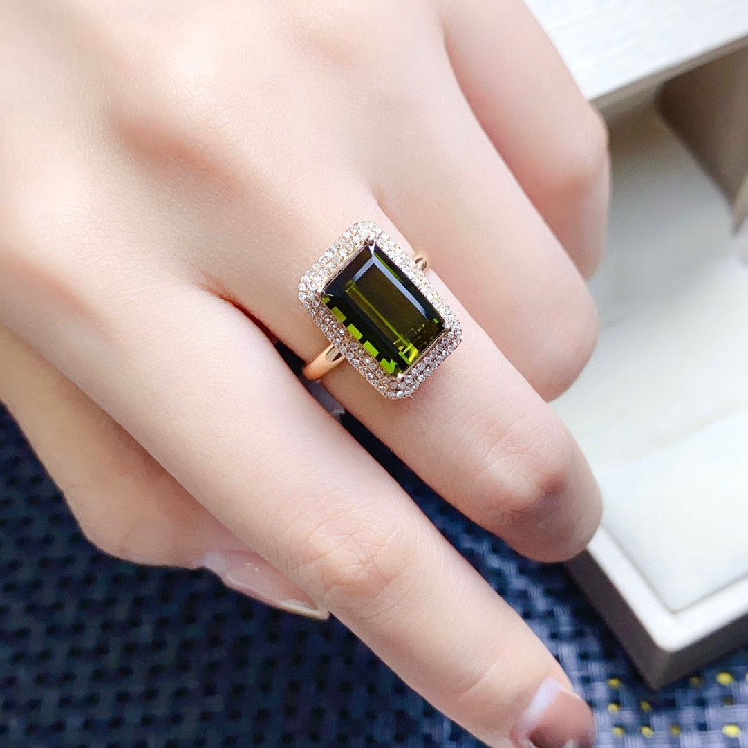 Natural Tourmaline Ring - Exquisite Jewelry Piece