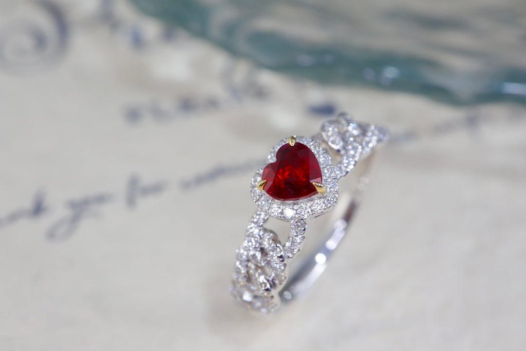 Pigeon's Blood Ruby Ring - High-Quality Jewelry Gemstone