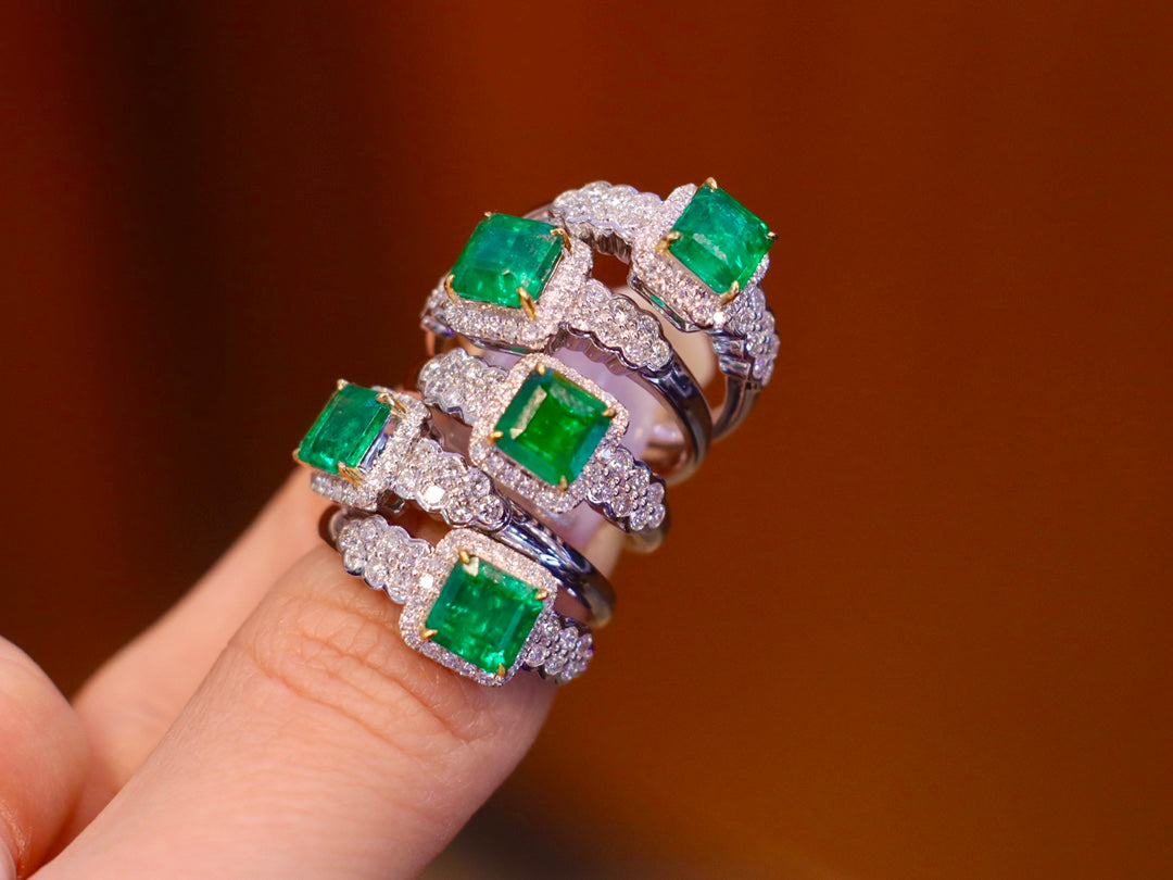 Luxurious Emerald Ring Jewelry - A Masterpiece of Elegance