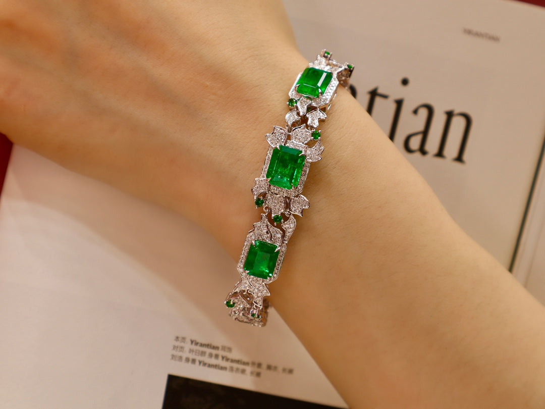 Emerald Green Armband - Lyxigt smycke