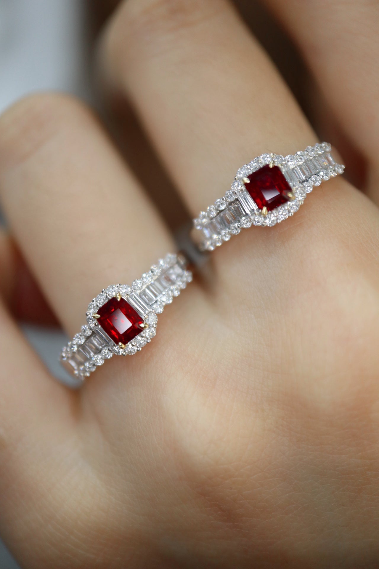 Pigeon's Blood Red Ruby Ring - Hoogwaardige sieradenedelsteen