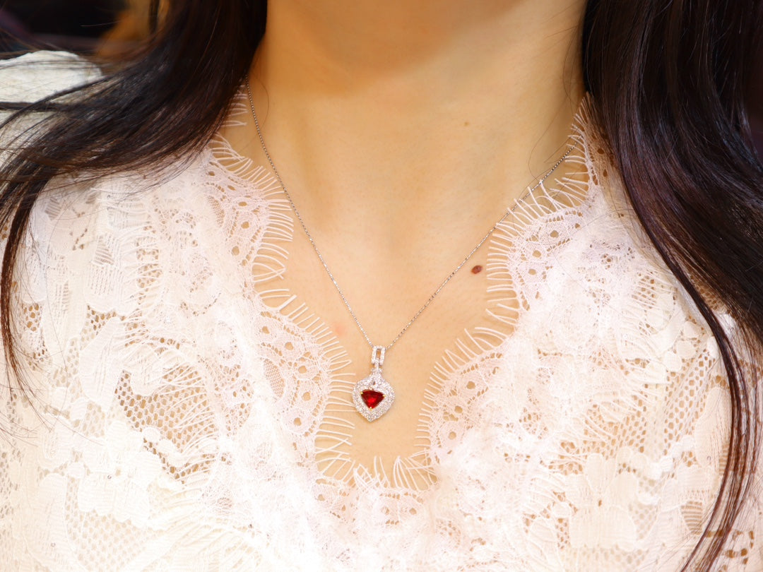 GRS Certified Pigeon Blood Ruby Pendant: A Jewelry Marvel