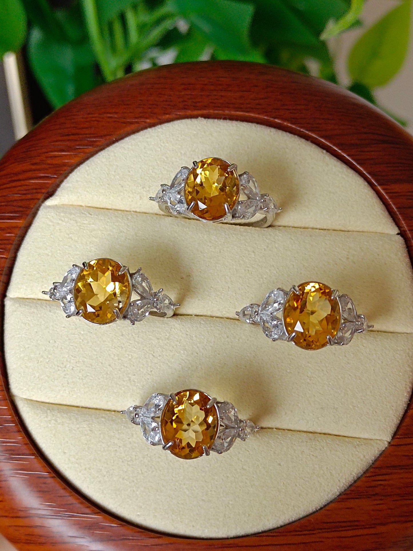 Genuine Yellow Citrine Ring - Elegant Jewelry for Every Occasion