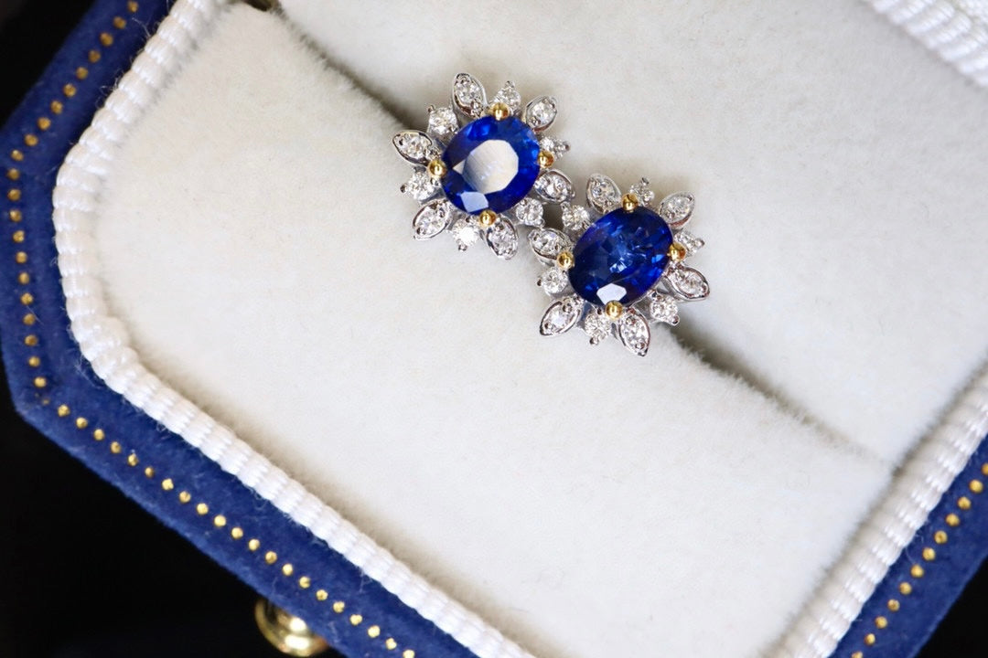 Exquisite Royal Blue Sapphire Earrings - A Jewelry Must-Have