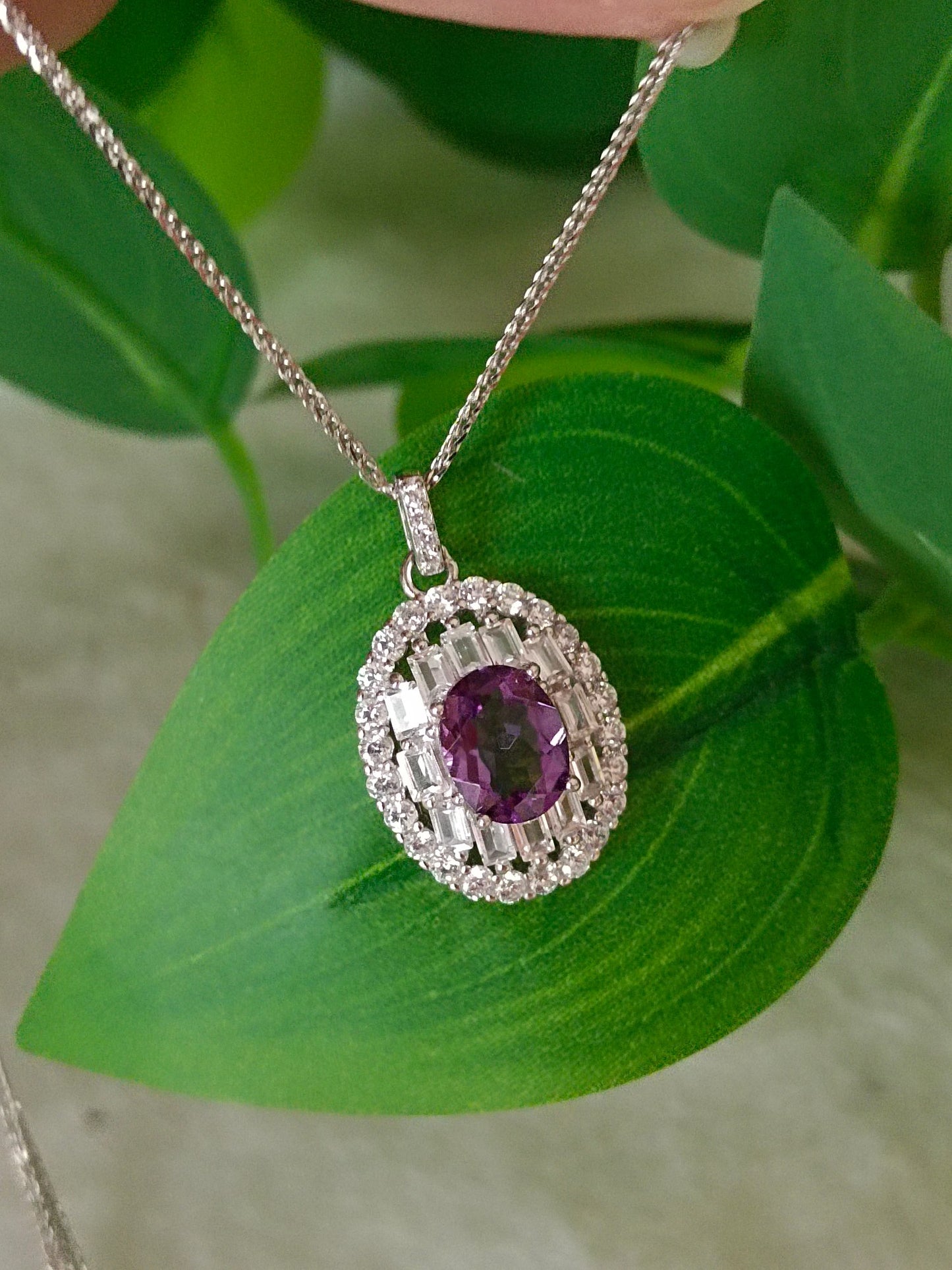 Natural Amethyst Pendant - Enchanting Purple Jewelry