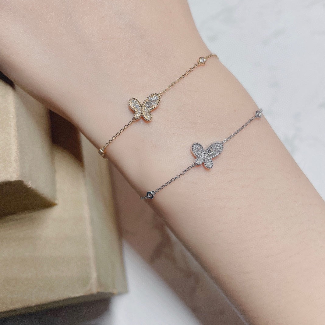 9K Cultured Irregular Butterfly Bracelet - Exclusive Jewelry Piece