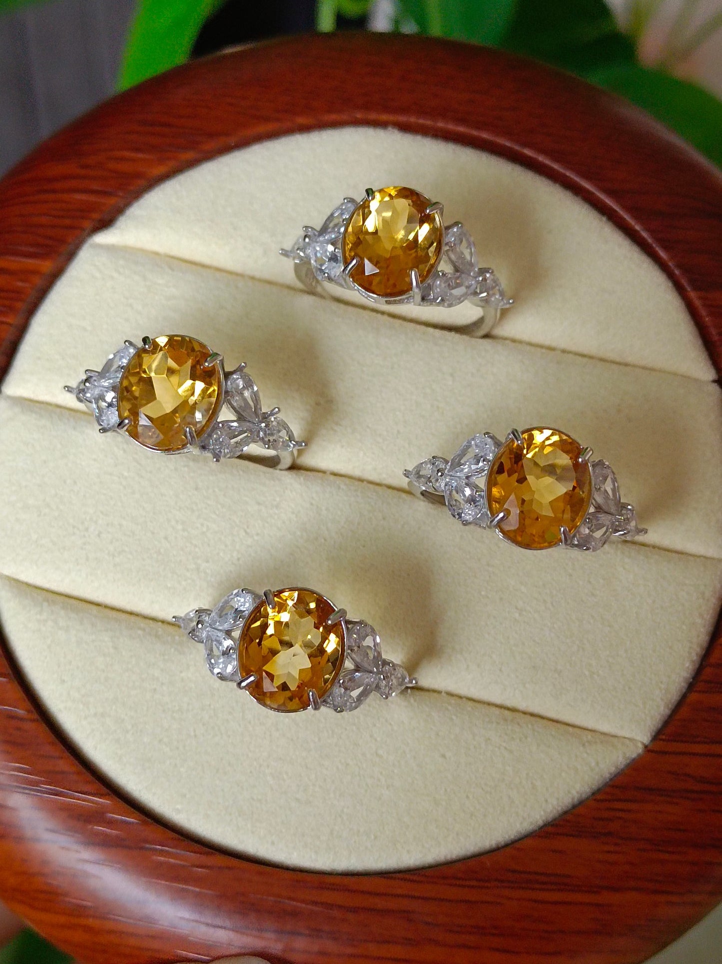 Genuine Yellow Citrine Ring - Elegant Jewelry for Every Occasion