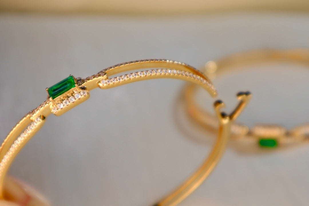 Panjshir Emerald Bracelet - High-Quality Jewelry for a Stylish Statement