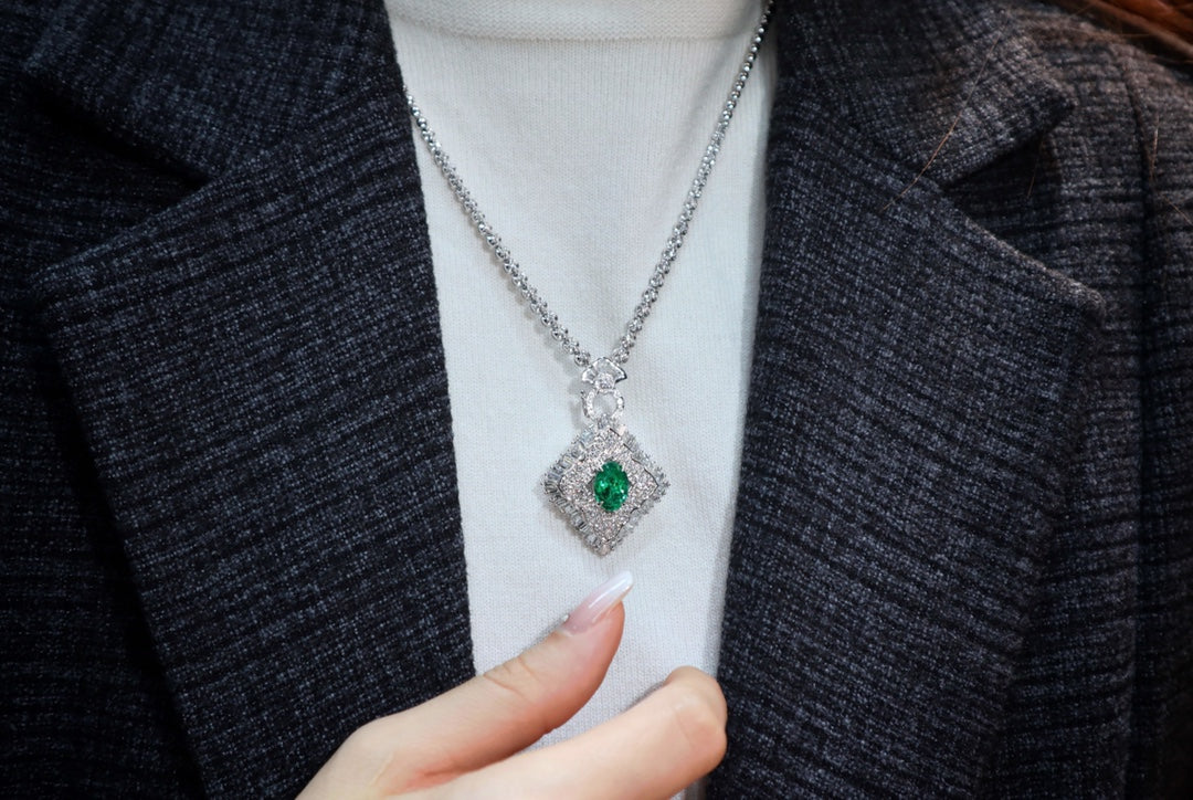 Versatile Emerald Jewelry Piece - A Styling Essential