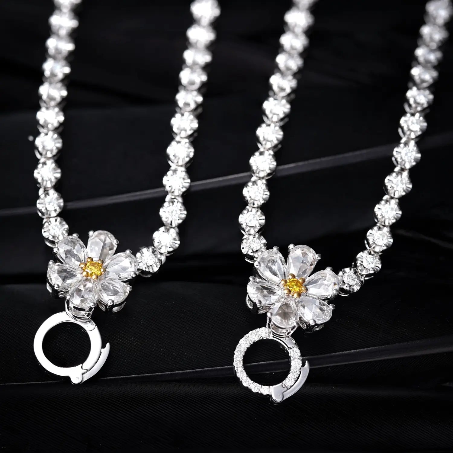 Elegant Rose Drop Necklace Set: A Perfect Blend of Elegance and Value